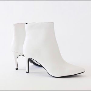White Ankle Boots